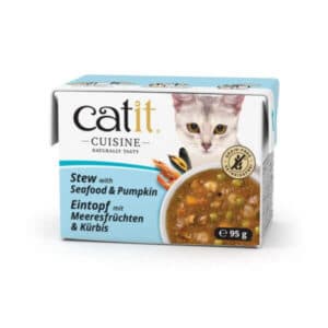Catit Cuisine Potée de fruits de mer et potiron aliment humide pour chats