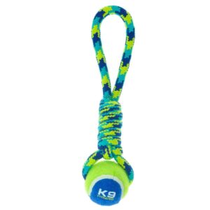 Zeus Ball Rope Tug jouet pour chiens