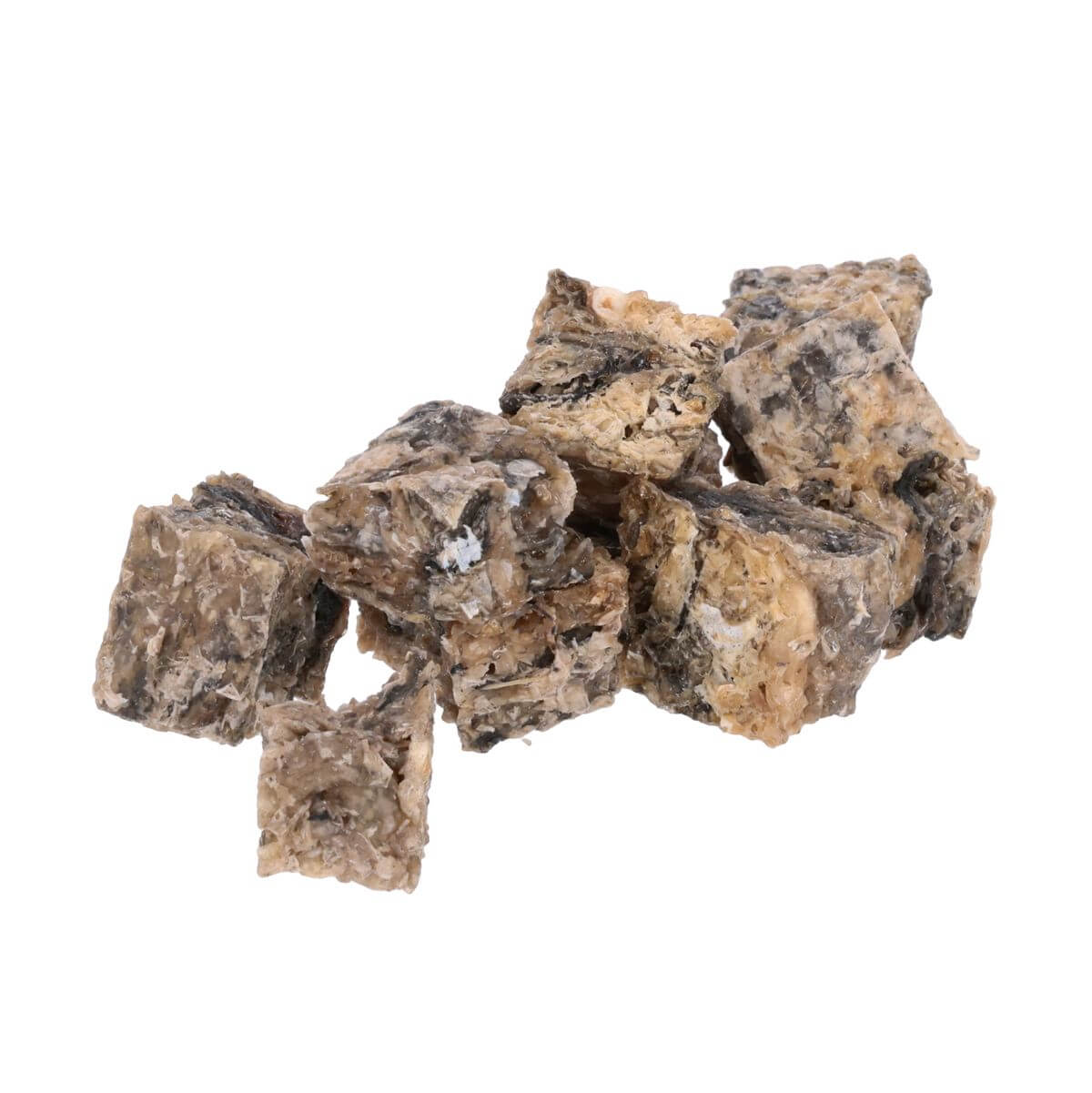 bePure Cubes de peau brute et de poisson friandise pour chiens