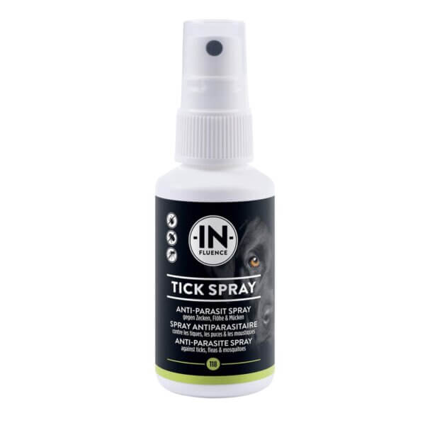 In-Fluence Tick Spray produit antiparasitaires pour chiens