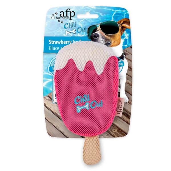 All for Paws Stawberry Ice Cream jouet pour chiens