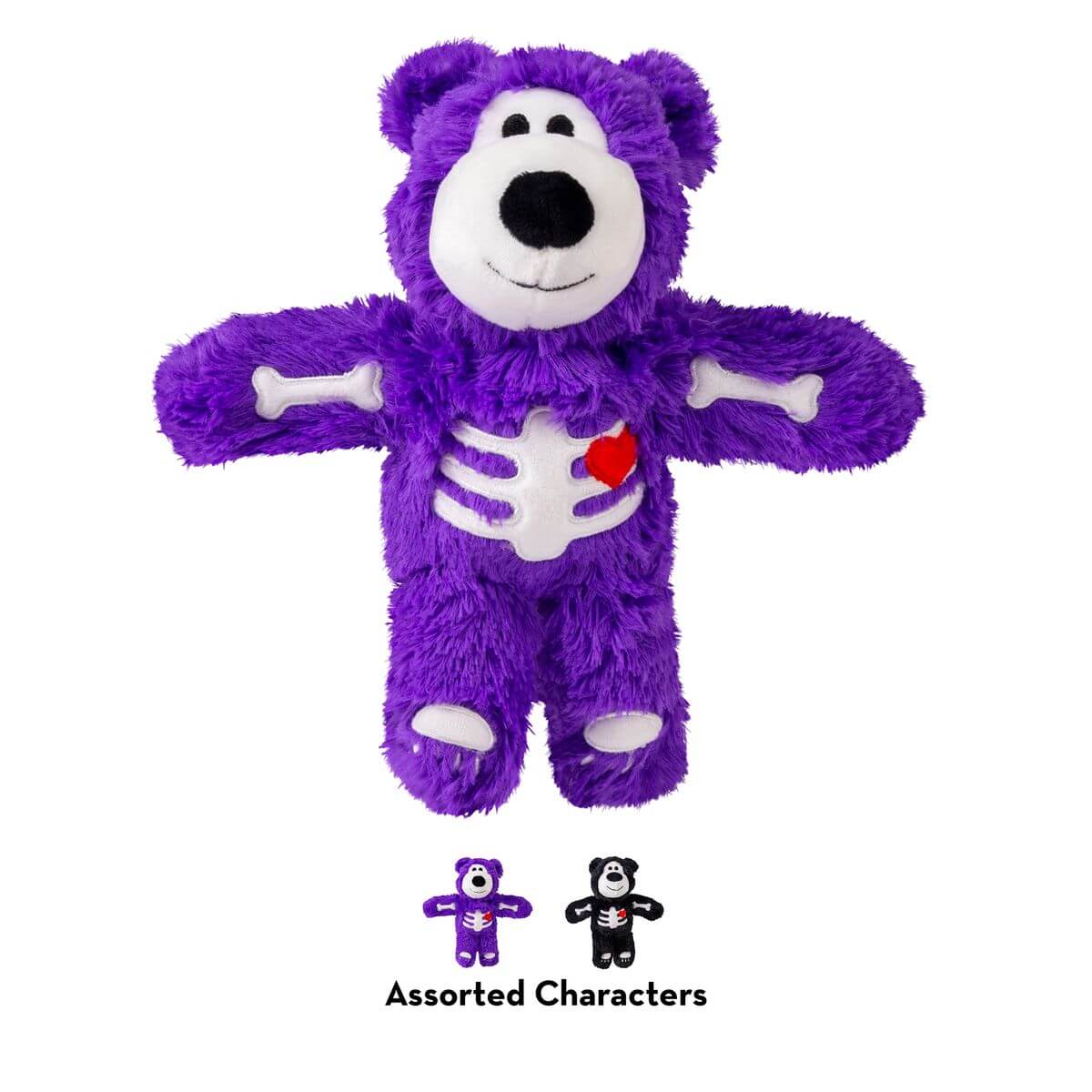 KONG Halloween Wild Knots Skeleton Bear jouet en peluche pour chiens