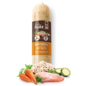 bePure Switzerli au poulet et au riz aliment humide pour chiens