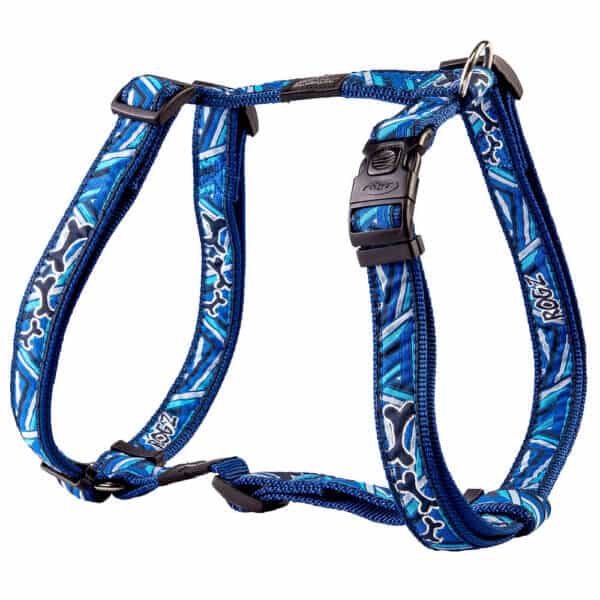 2 images rogz Fancy Dress Navy Zen harnais pour chiens