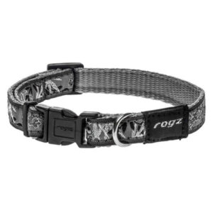 rogz Fancy Dress Silver Gecko collier pour chiens