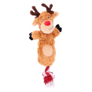 All for Paws Merry Tug & Fetch renne jouet pour chiens