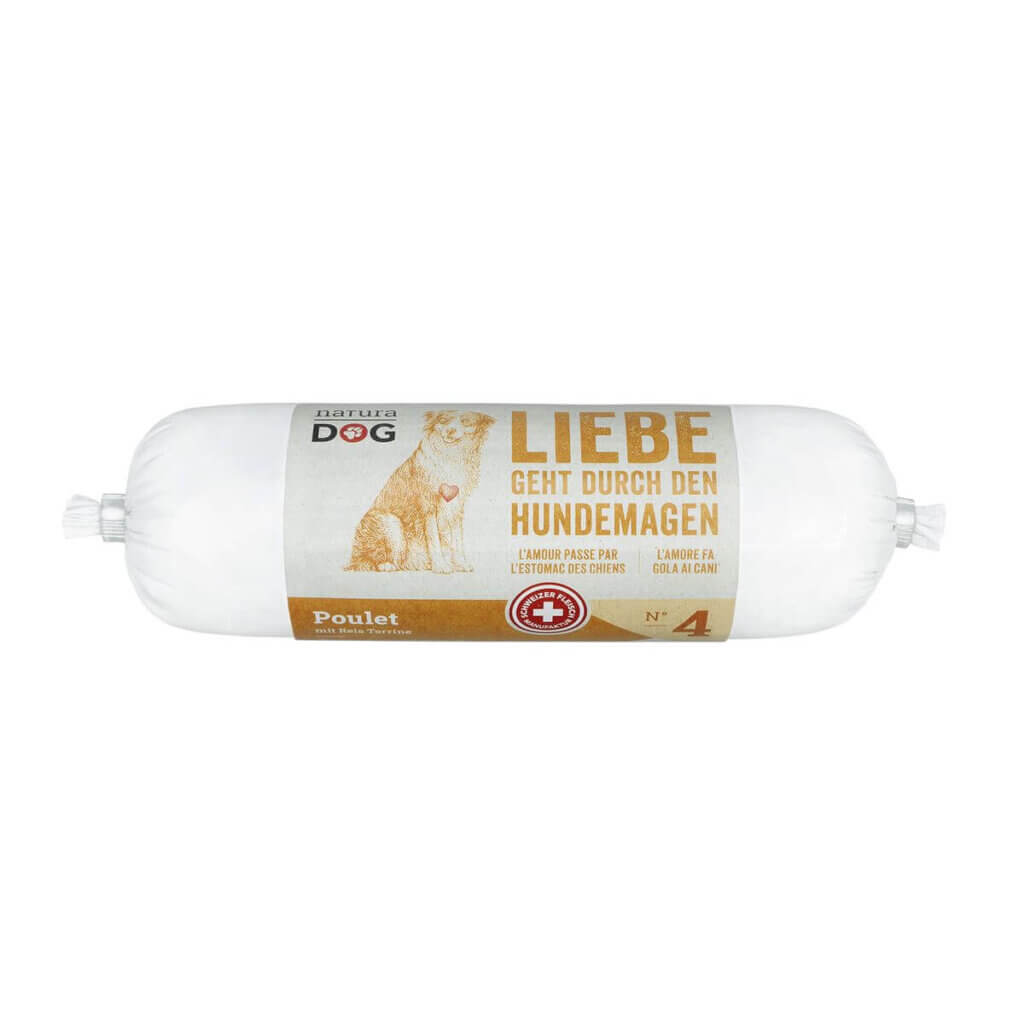 naturaDog Terrine de poulet & riz aliment humide pour chiens
