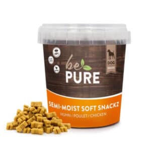 bePure Semi-Moist Soft Snackz au poulet aliment semi-humide pour chiens