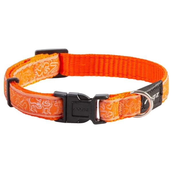 2 images rogz Fancy Dress Orange Doodle collier pour chiens